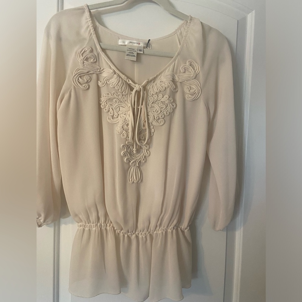 Pretty beige blouse